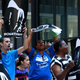Protesters rally in Chicago on July 20, 2013, to express anger over a not-guilty verdict in the shooting death of unarmed black teenager Trayvon Martin.
MIRA OBERMAN/AFP/Getty Images